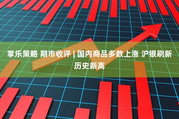 掌乐策略 期市收评 | 国内商品多数上涨 沪银刷新历史新高