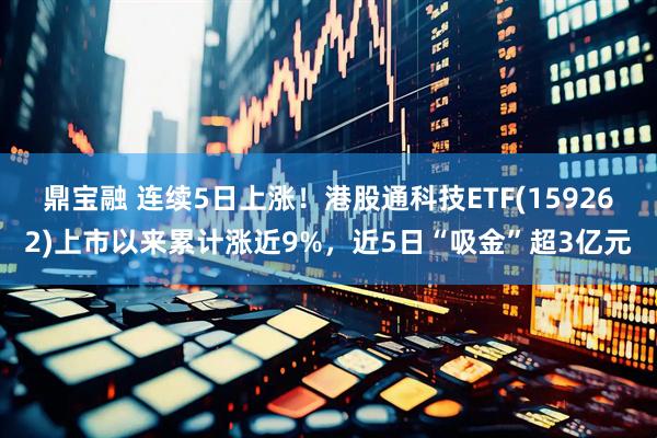 鼎宝融 连续5日上涨！港股通科技ETF(159262)上市以来累计涨近9%，近5日“吸金”超3亿元