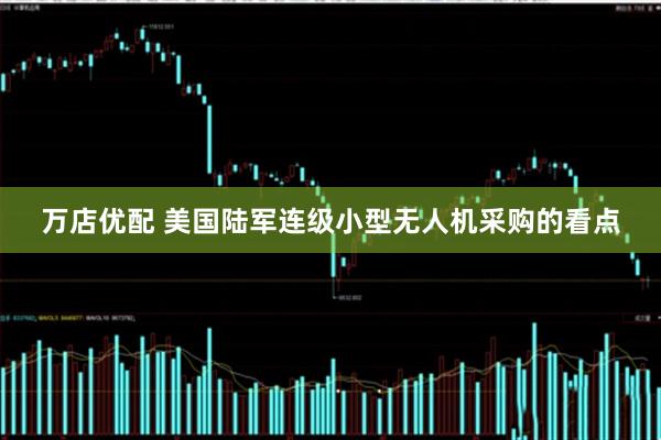 万店优配 美国陆军连级小型无人机采购的看点
